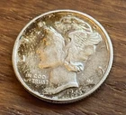 1944 Mercury Dime – Philadelphia – Winged Liberty – WWII – 90% Silver