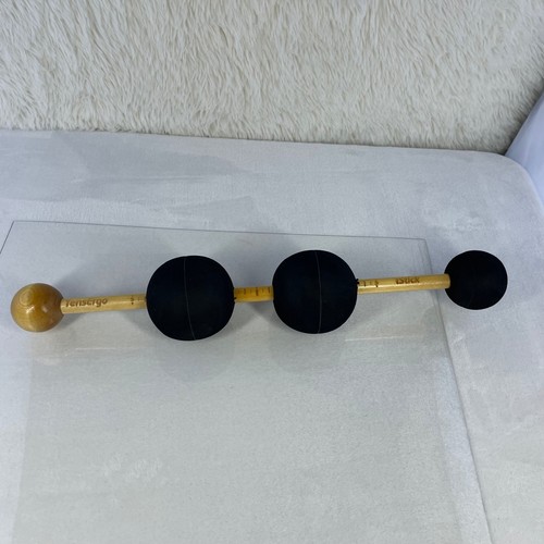 TensErgo tStick Muscle Massage Roller Tool Wood Foam Trigger Point Deep Tissue