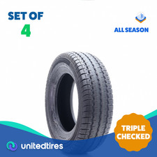 Set Of 4 Used 23565r16c Continental Vancontact As 121119r - 5-6.532 Set Of 4 Used 23565r16c Continental Vancontact As 121119r - 5-6.532