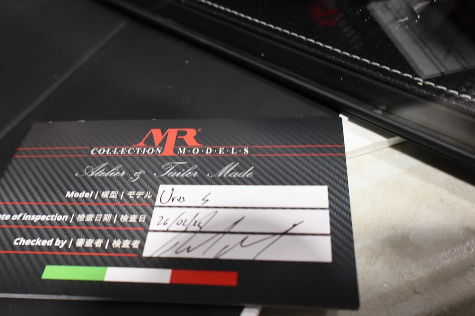 Lamborghini Urus 1/18 scale MR COLLECTION MODELS Blue Jessica Lucas - Image 4 of 4