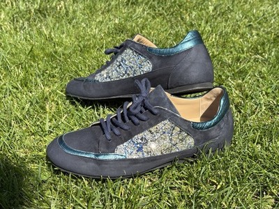 Werner Kern Carol Tanzschuhe Gr. 7,5 Blau Sneaker Neuwertig