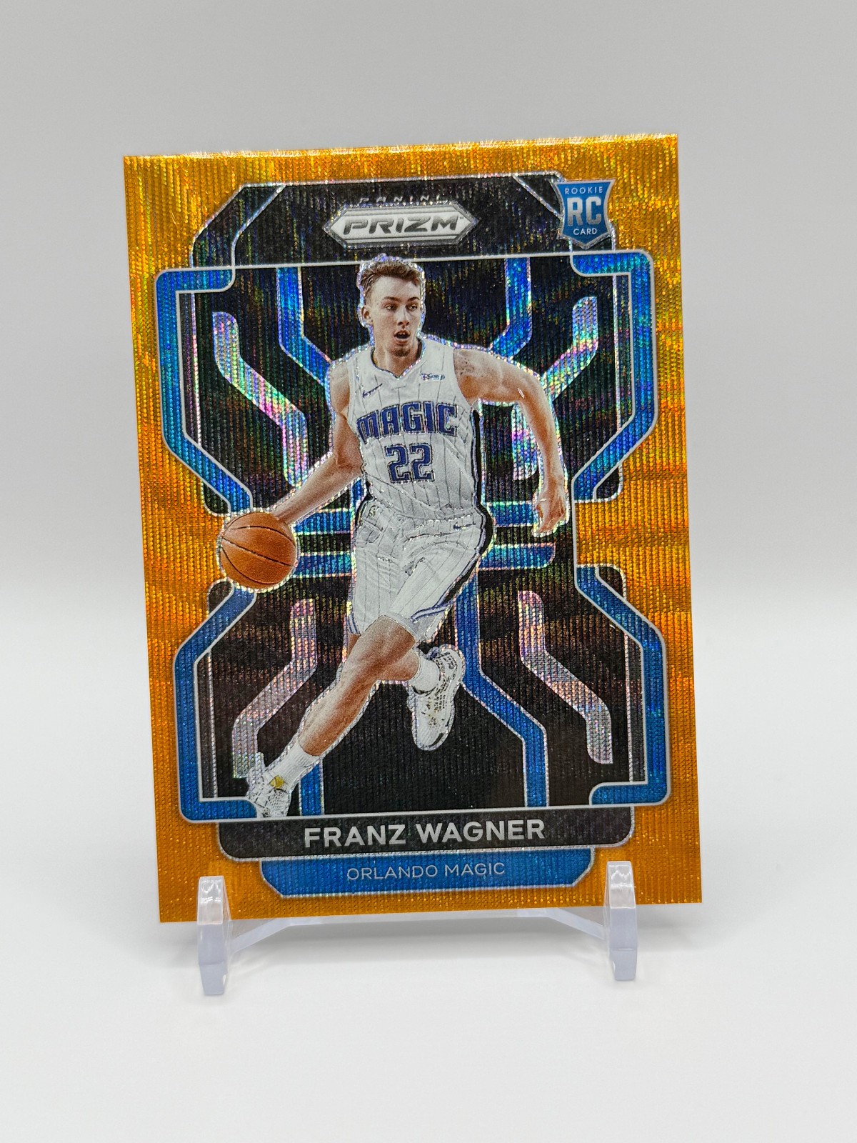 2021 Panini Prizm Franz Wagner #310 Rookie RC Orange Wave /60