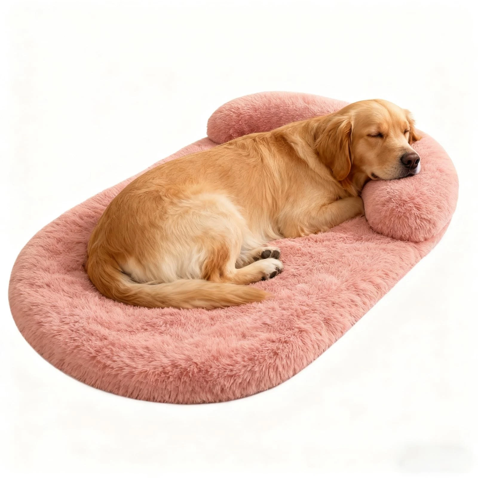 Calming Dog Beds for Medium Large Dogs, Orthopedic Cushion Plush Large Pet Be...