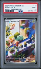 2024 POKEMON SCR EN-STELLAR CROWN ILLUSTRATION RARE #143 BULBASAUR PSA 9