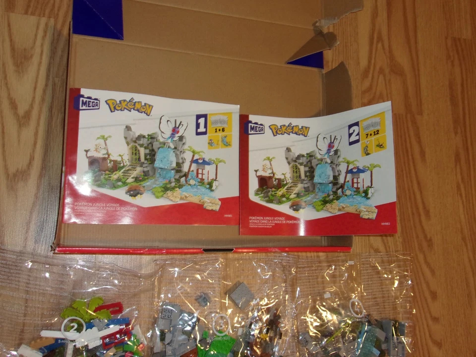 MEGA Construx Pokemon Jungle Voyage Playset Missing Bags 1 and 8 Bags are Sealed - Image 4 of 4