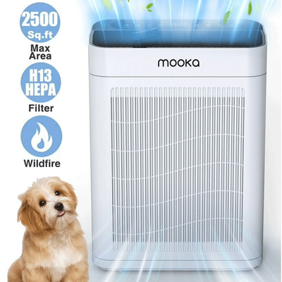 High Efficiency Double sided Air Purifier for Home Large Room up to 2500 Sq ft