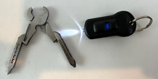 Volkswagen Swiss-Tech Compact Multi-Tool w/ Light Case and Key Ring USA Made