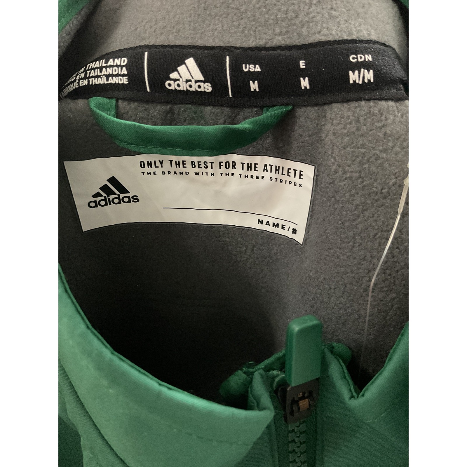 adidas Men's Green Polyester Basic Jacket Vest - image 3
