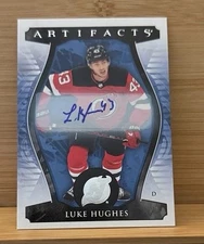 2023-24 Upper Deck Artifacts Luke Hughes Signature Rookie Auto VI