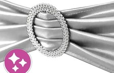 50PCS Stuhlschleifen Stretch Schleifen 50 Stück Hochzeit Stuhlhussen