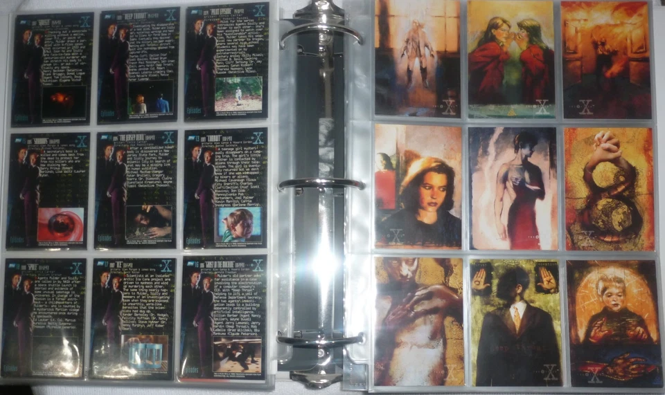 X-Files Season 1 72 Card Set 1 etched foil 2 Topps Finest Chromiums 1 Mag coupon - Image 4 of 4