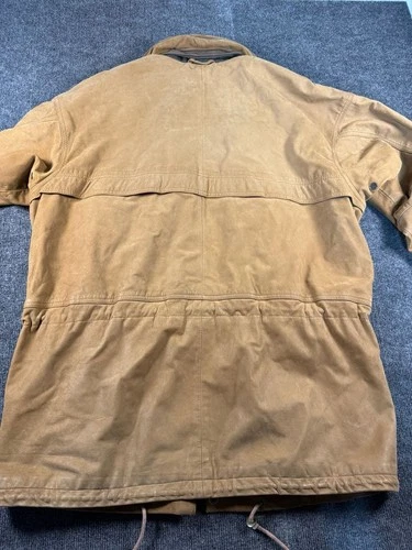 Vintage Timberland Leather Jacket Size L Brown Utility Field Coat image 7