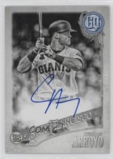 2018 Topps Gypsy Queen Auto Black & White /50 Christian Arroyo #GQA-CA Auto s5j