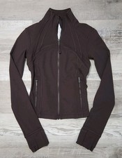 Lululemon Cropped Define Jacket Size 2 Nulu Chocolate Brown