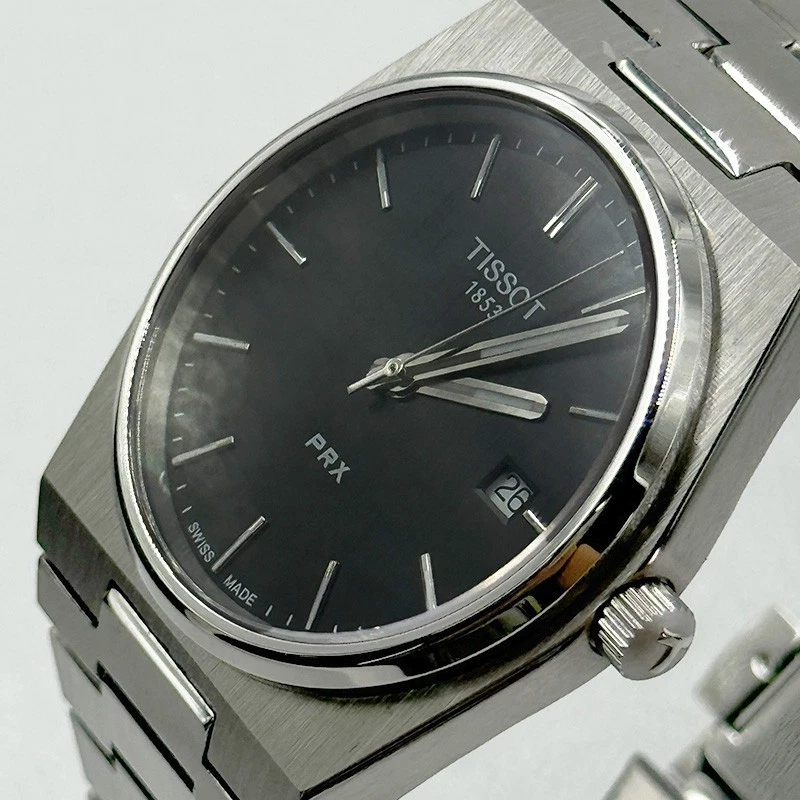 TISSOT PRX T137.410.11.051.00 Black Dial Stainless Steel Men's Quartz Watch 40mm - Image 3 of 4