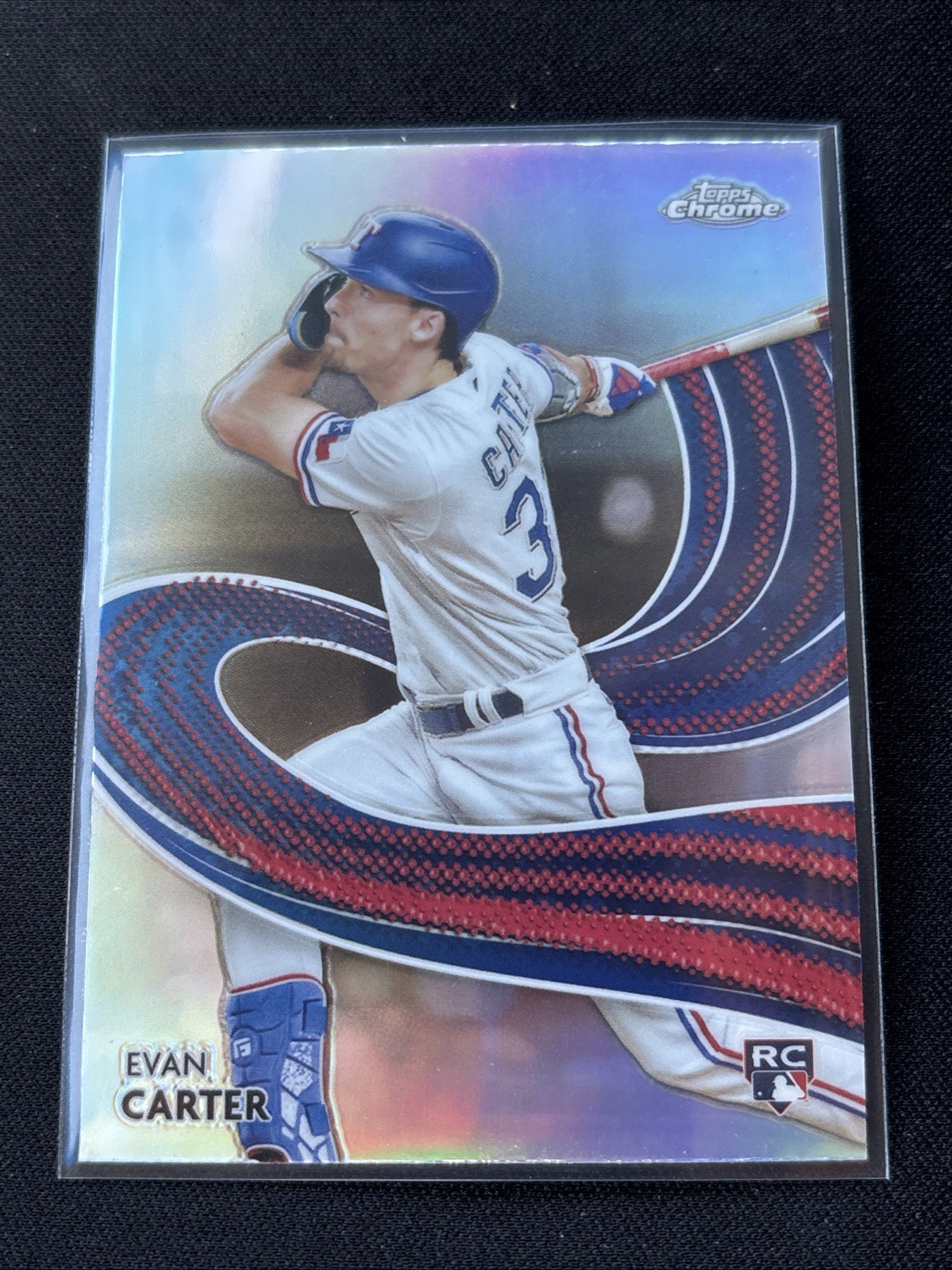 2024 Topps Chrome - Rookie- Strokes Evan Carter #S-23 (RC)