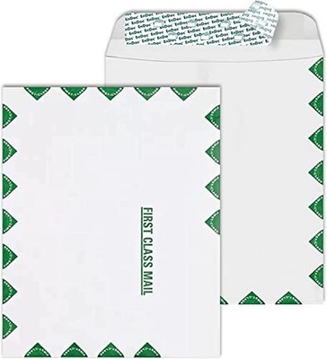 EnDoc 9x12 Tyvek First Class Mailer Envelopes - 50 Count - Open-ended Catalog...
