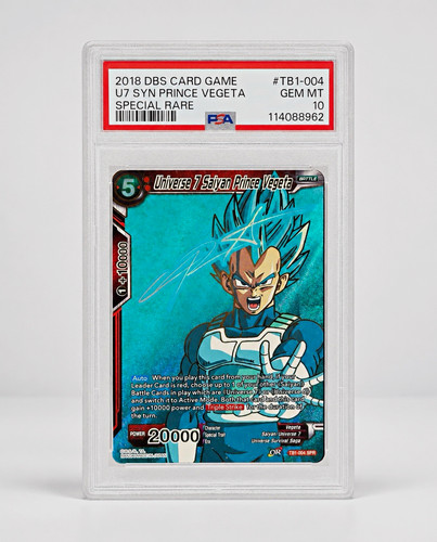2018 Universe 7 Saiyan Prince Vegeta [SPR] #TB1-004