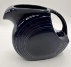 Vintage Homer Laughlin Cobalt Blue 64 oz Large Disk Pitcher Fiesta Ware USA