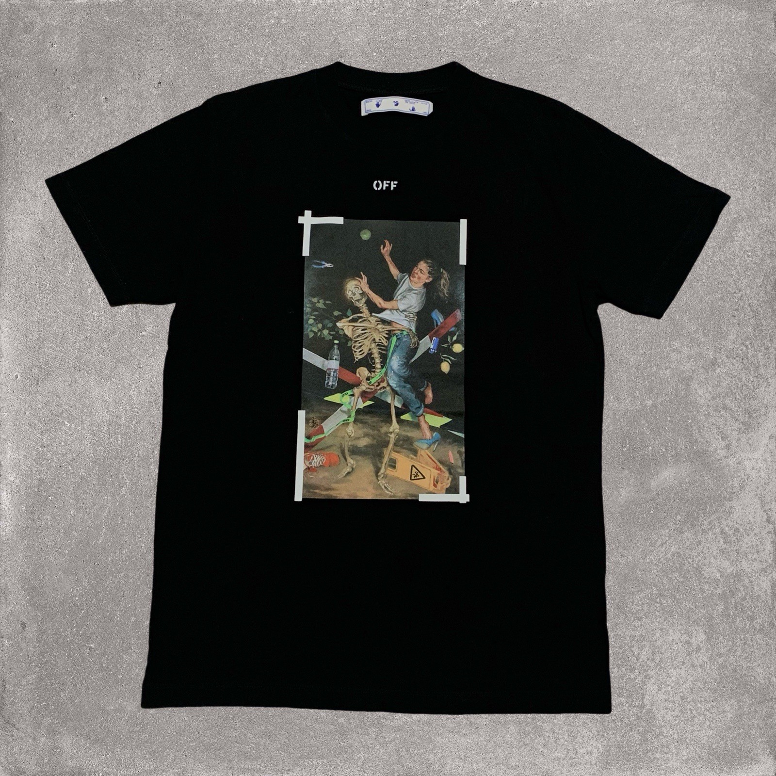 Off White Medium Pascal Arrows Black Tee Virgil A… - image 1