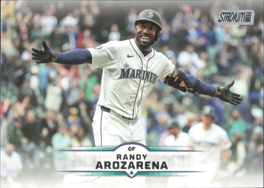 2025 TOPPS STADIUM CLUB #170 RANDY AROZARENA SEATTLE MARINERS BASEBALL