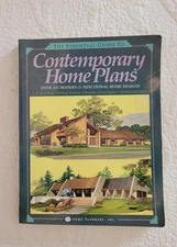 Vintage Contemporary Home Plans Floor Plans Modern Solar Earth Atrium MCM Book