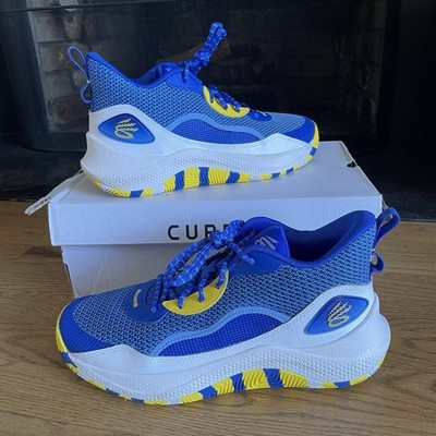 Under Armour Curry 3Z 24 Basketball Shoes Men Sz 10.5 Blue White