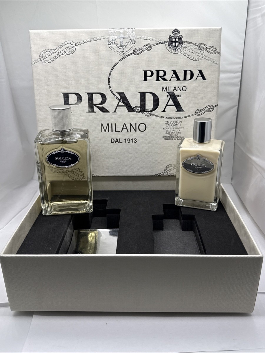 Prada Milano Infusion D'Homme Set 2pcs EDT 200ml/6.75oz After
