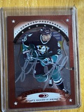 1997-98 Donruss Preferred - Bronze Steve Rucchin #45 Hand Signed Auto