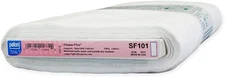 SF101 Shape-Flex Fusible Medium Weight Woven Interfacing White Sold by Yard