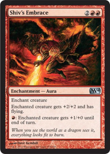 Shiv's Embrace - Magic 2014 (M14) #153/249 MTG Magic The Gathering - Picture 1 of 1