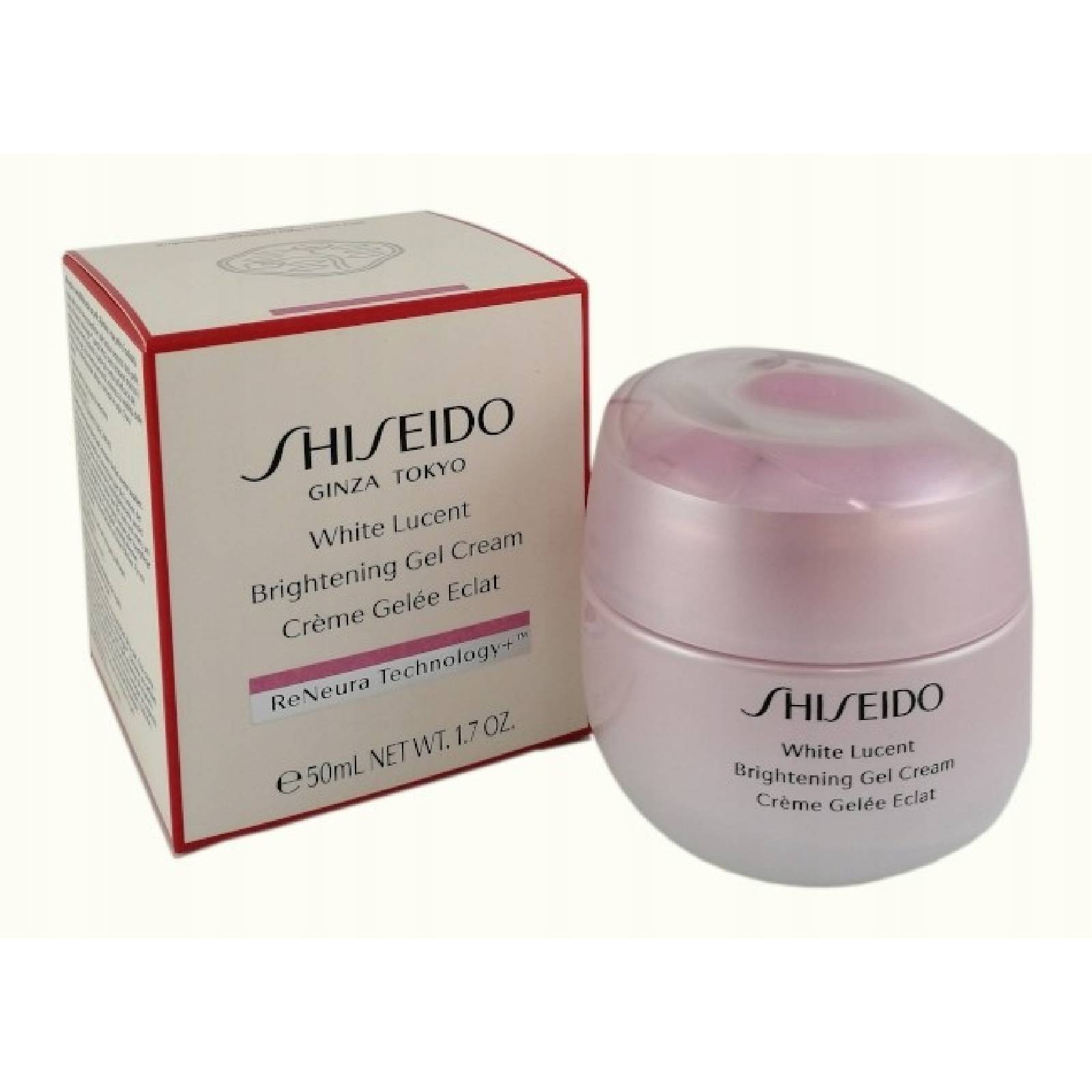 Shiseido White Lucent Brightening Gel Cream 1.7oz 50ml New Free Shipping