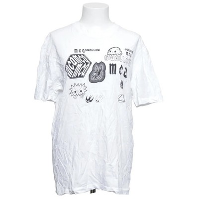 MCQ, T-shirt, Größe: M, Weiß/Schwarz, Baumwolle, Print, Damen #myB