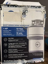 InSinkErator Evolution Excel 1HP Food Waste Garbage Disposer Disposal Read