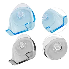 2 Pcs Suction Cup Razor Holder Shower Hanger For Wall Sucker