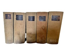 ANNUARIO DI POLITICA INTERNAZIONALE RACCOLTA DI N.5 VOLUMI DAL 1935 Al 1939