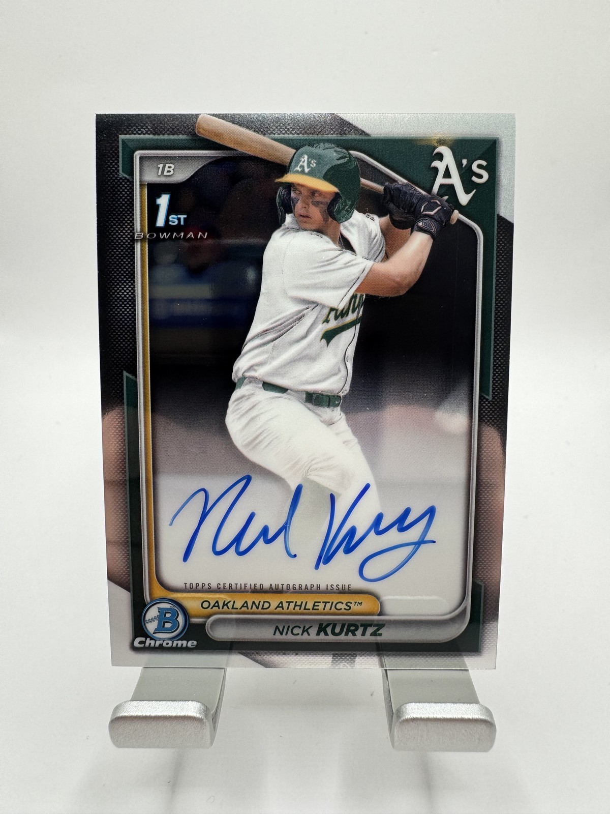 2024 Bowman Draft Chrome Nick Kurtz 1st Bowman Auto #CPA-NK