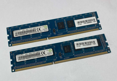 8GB Kit (2 x 4GB) Ramaxel / HP 698650-154 PC3L-12800U DDR3 Computer Arbeitsspeicher RAM