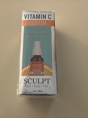 Sculpt Vitamin C Serum Face/Body/Hair 1 OZ. New In Box