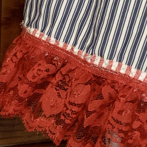 Upcycled Maxi Dress XL Lagenlook Art To Wear Patchwork Boho Gypsy Big Pocket - Picture 17 of 19
