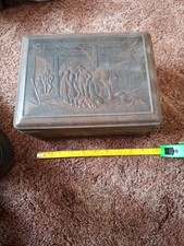 Vintage Colman's Mustard Tin Approx 9 x 7 Inches Empty