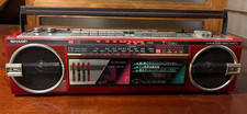 Vintage SHARP QT-Y7 Stereo Radio Cassette Player Boombox Used in Japan