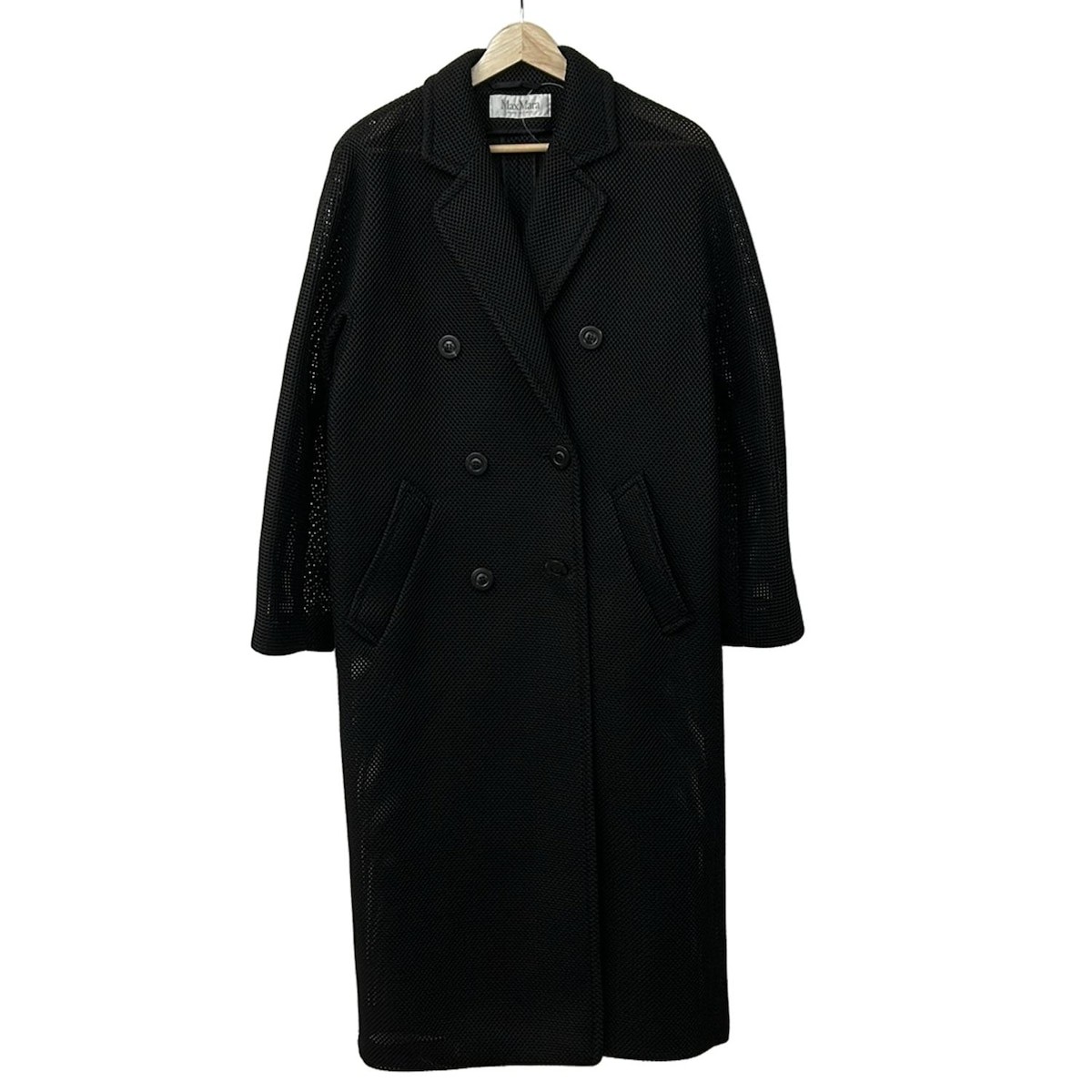 Max Mara Madame 1 Iconic Mesh Coat 23190604396 Black Women's Coat