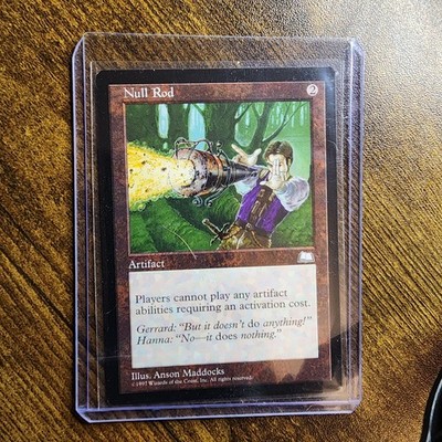 MTG - Magic The Gathering - Weatherlight - NULL ROD - RARE!!! - Never Played!!!