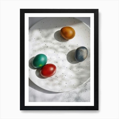Easter Eggs 606 Art Print Framed Wall Art Poster Canvas Print Picture