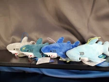 Amuse AMUFUN Squishy Great White Shark 10 Plush Toy Keychain Phone Strap Charm