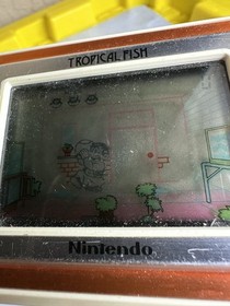 VTG 1985 Nintendo Game & Watch Tropical Fish Working