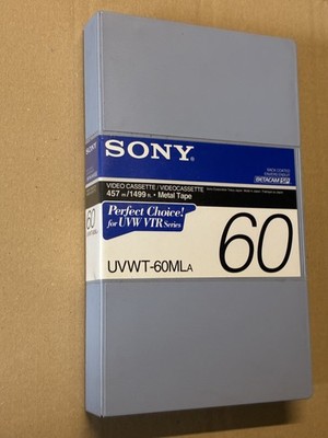 2  SONY UVWT 60 MLA  NEU  Sony Betacam SP Kassette