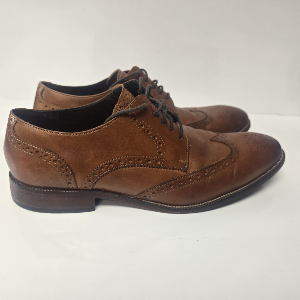 Cole Haan Benton Wingtip Oxford Dress Shoes Men’s Size 11 Brown Leather Cole Haan Benton Wingtip Oxford II Shoe Mahogany Brown Men  main image 4