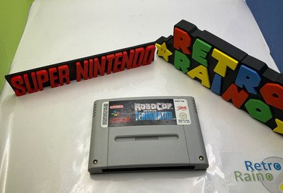 SNES Super Nintendo Spiel - ROBOCOP versus THE TERMINATOR - PAL